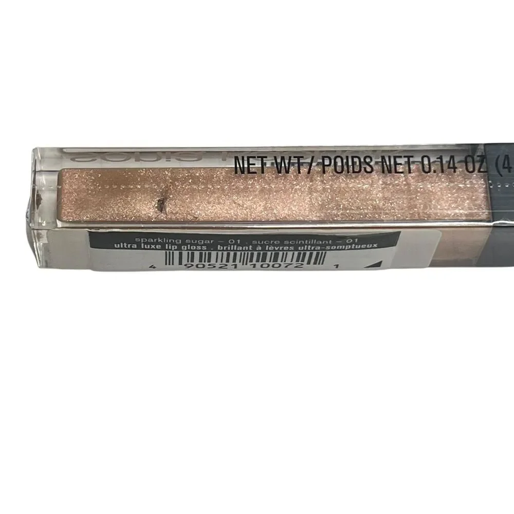 Sonia Kashuk Ultra Luxe Lip Gloss Sparkling Sugar 01‎ New Hydrating Beige, Nude